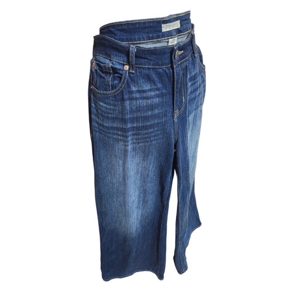 🇺🇸Festi By Torrid Women's Blue Wide-Leg Jeans - Picture 5 of 8